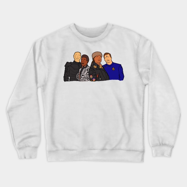 Boys From The Dwarf - RED DWARF Crewneck Sweatshirt by CaptainHuck41